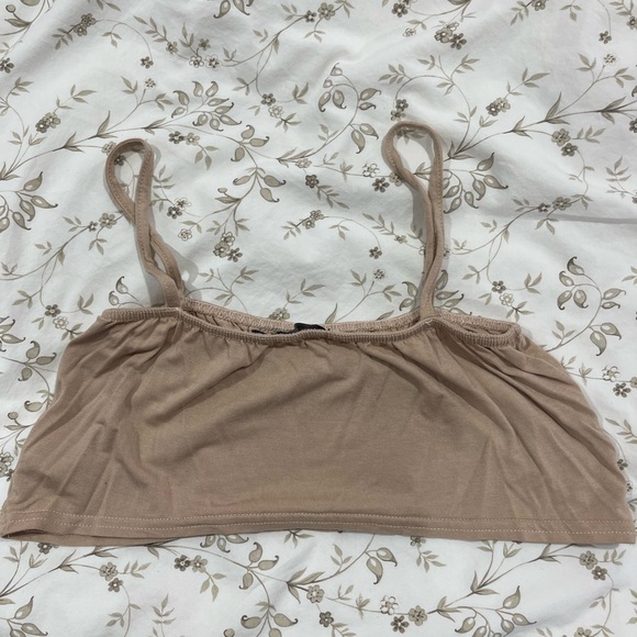Tan crop top - Picture 3 of 4